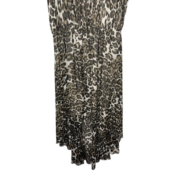 ASOS Curve Leopard Print Maxi Dress Size 14 - Picture 4 of 12